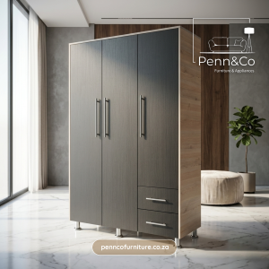 3 Door Wardrobe 2 Tone-SKD
