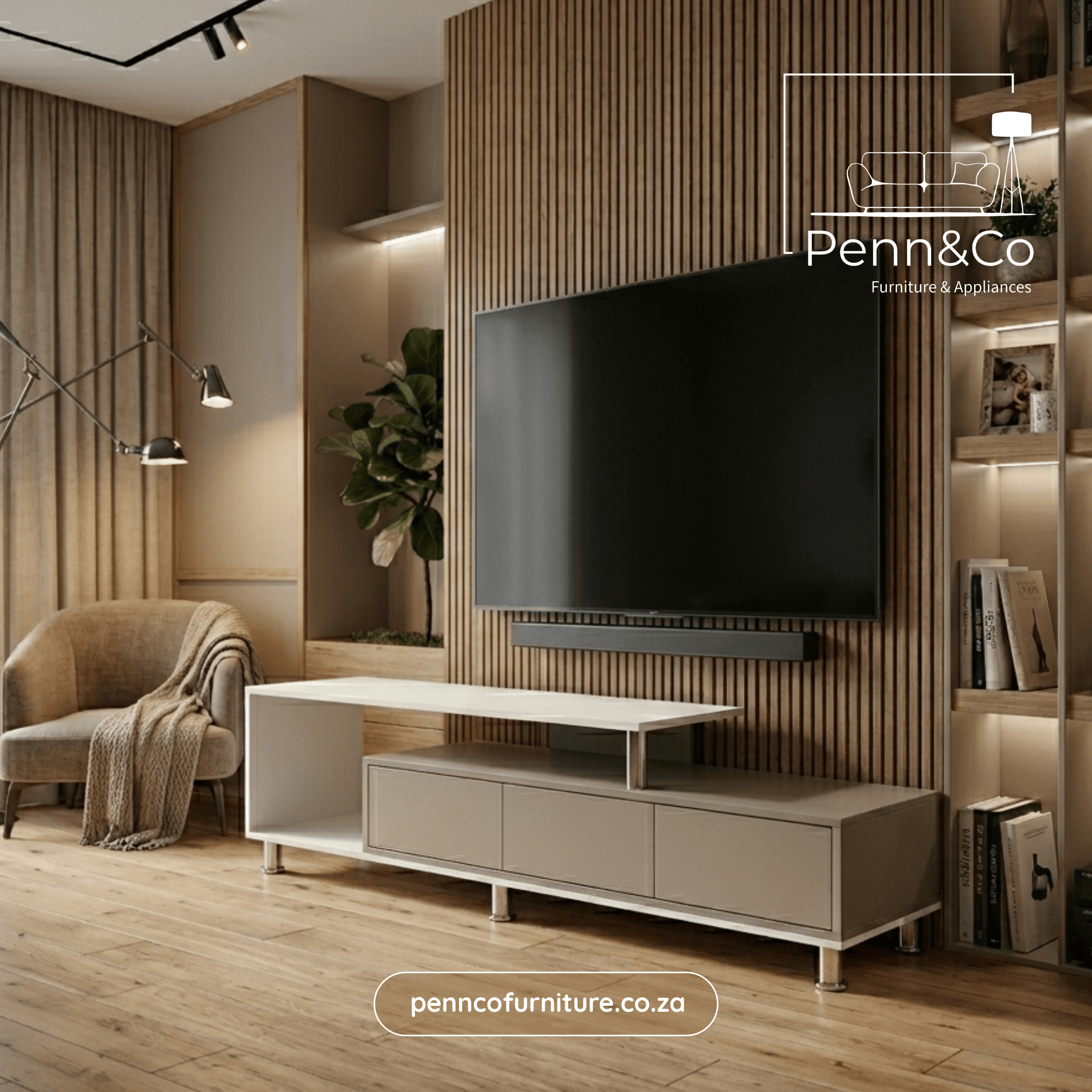 Contemporary Statement TV Stand – (S1)