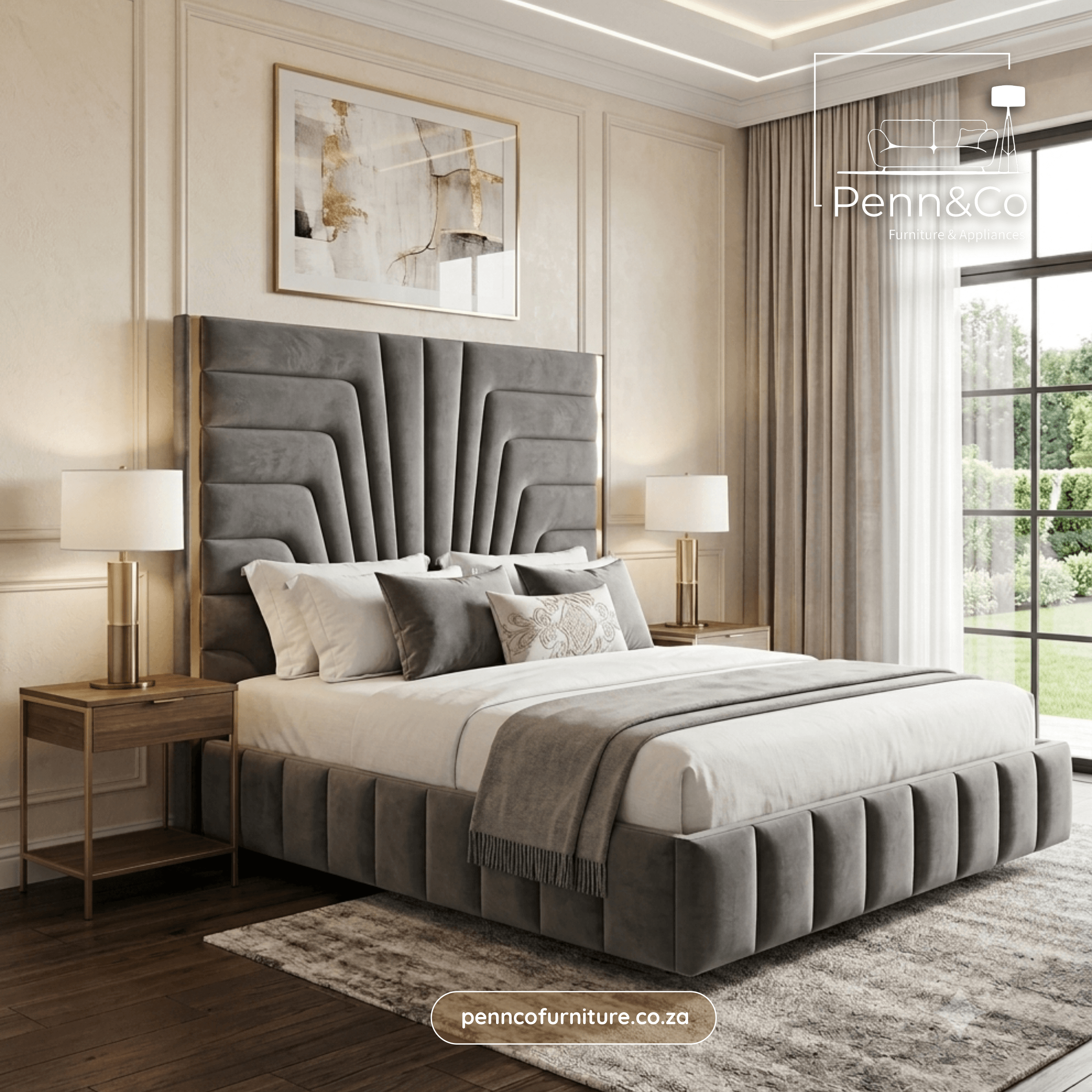 Headboard & Base: Inlay Groove-(S4)