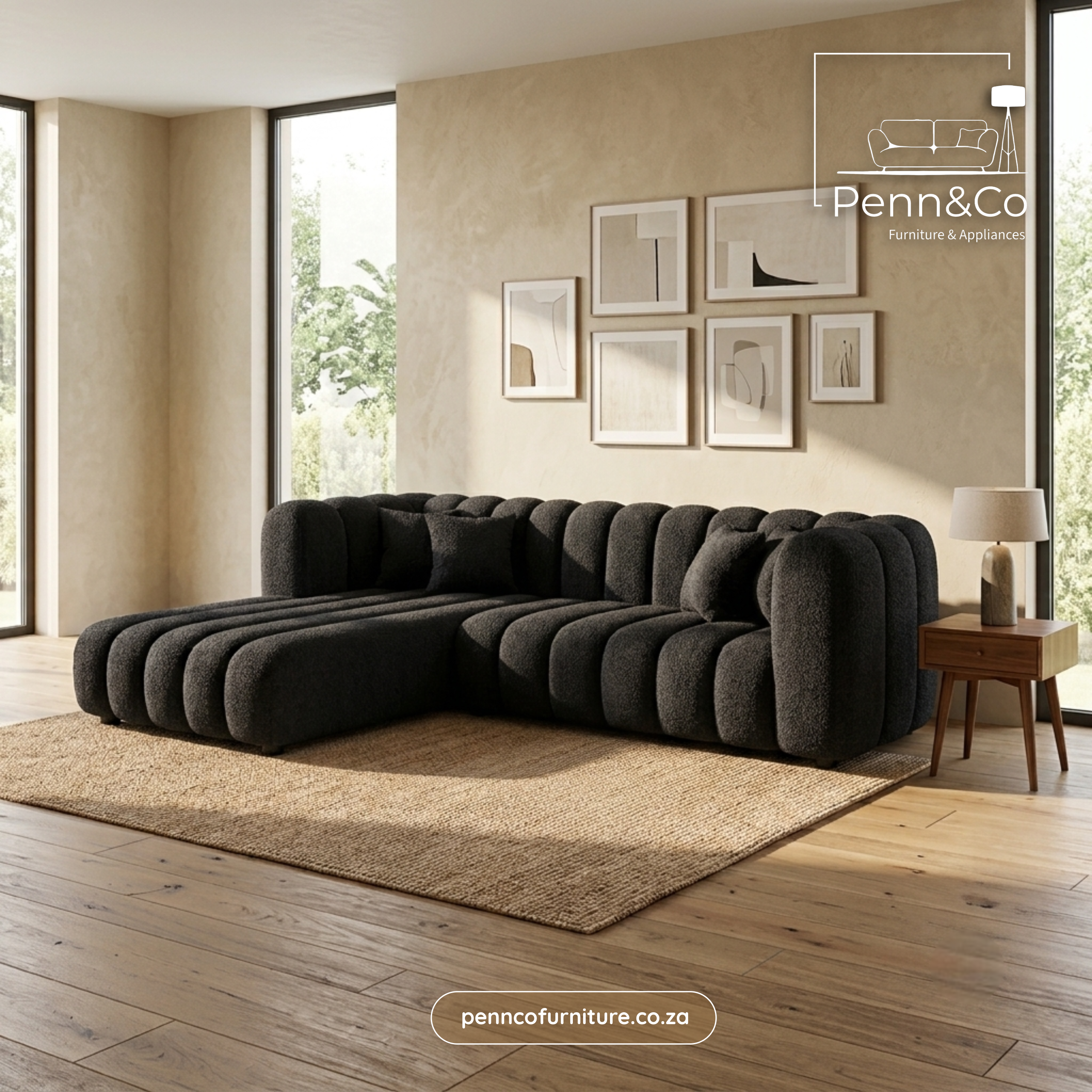 L-Shape: Vertical Luxe Modular-ABA