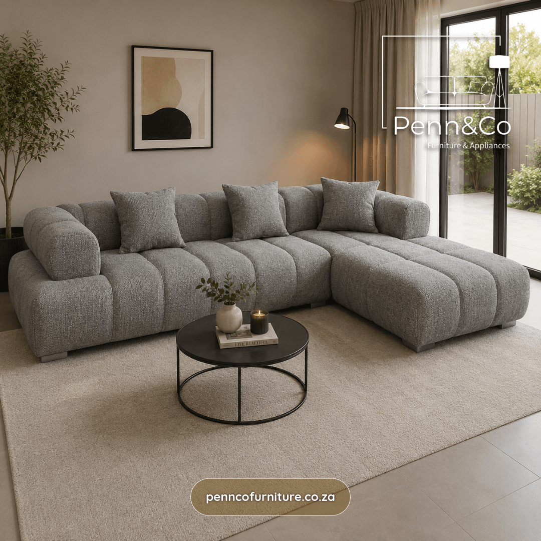 Prestige Channel Tufted L Shape Lounge Suite (S6)