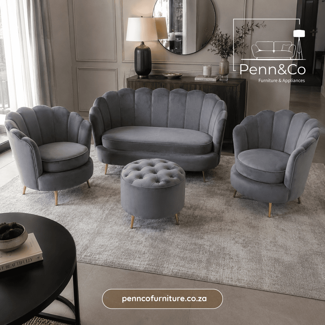 Patelle Velvet Lounge Set (4-Piece) (S5)